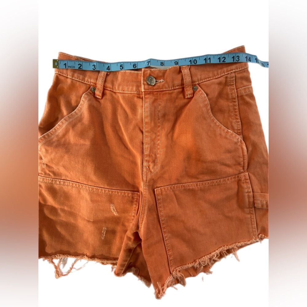 BDG Women's Vibrant Orange Jean Shorts size 29 - Picture 5 of 7